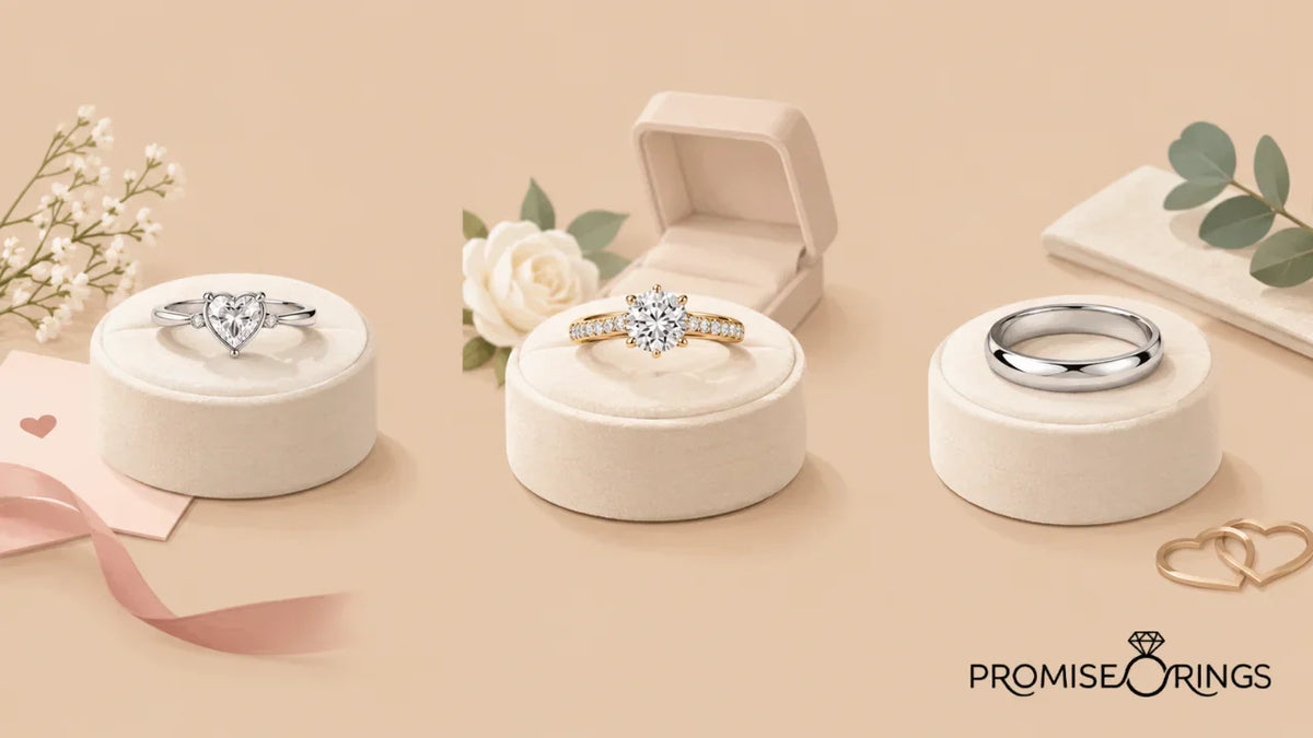 Promise Ring vs Engagement Ring vs Wedding Ring