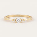 Classic Engagement Promise Ring Gold