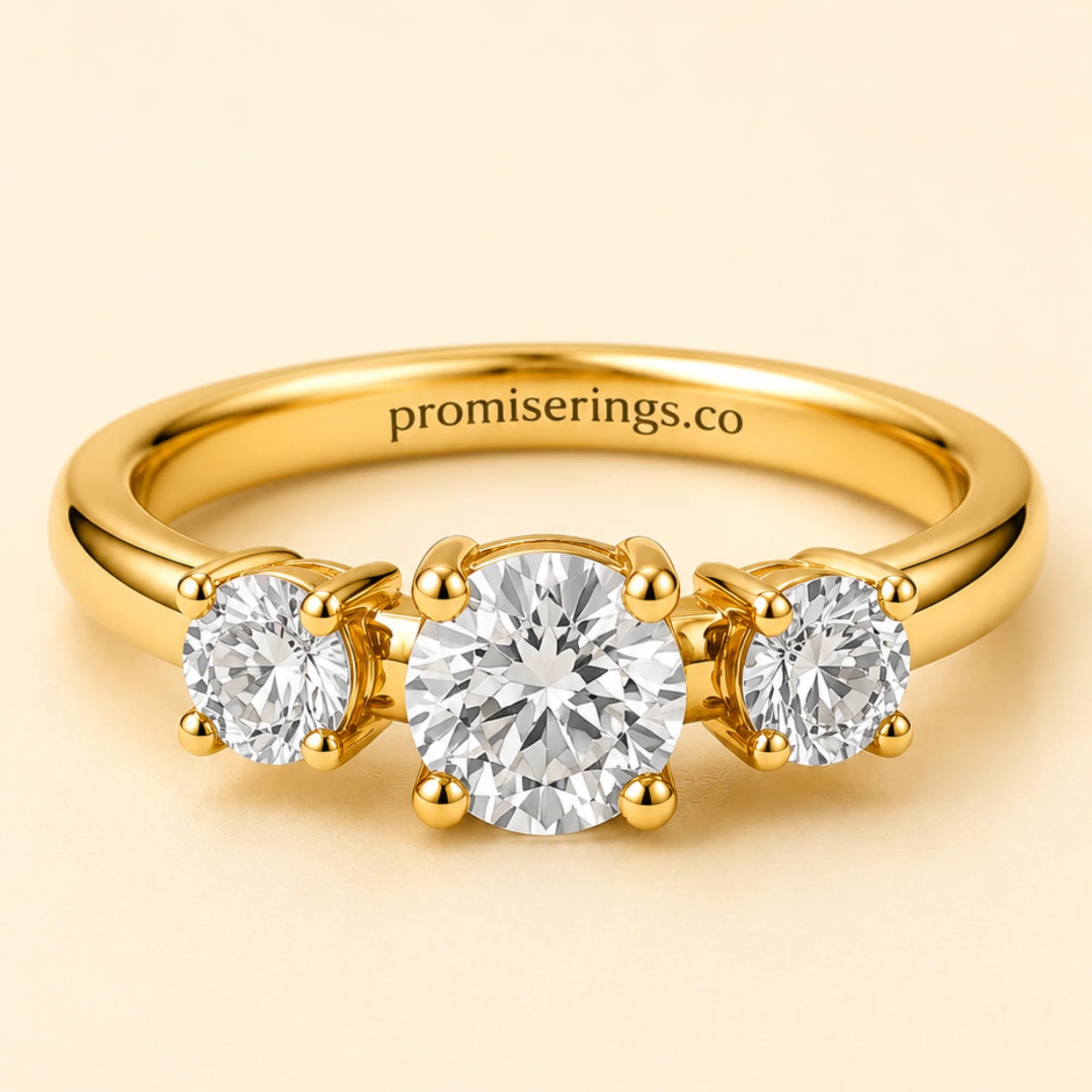 Engraved Classic Promise Ring