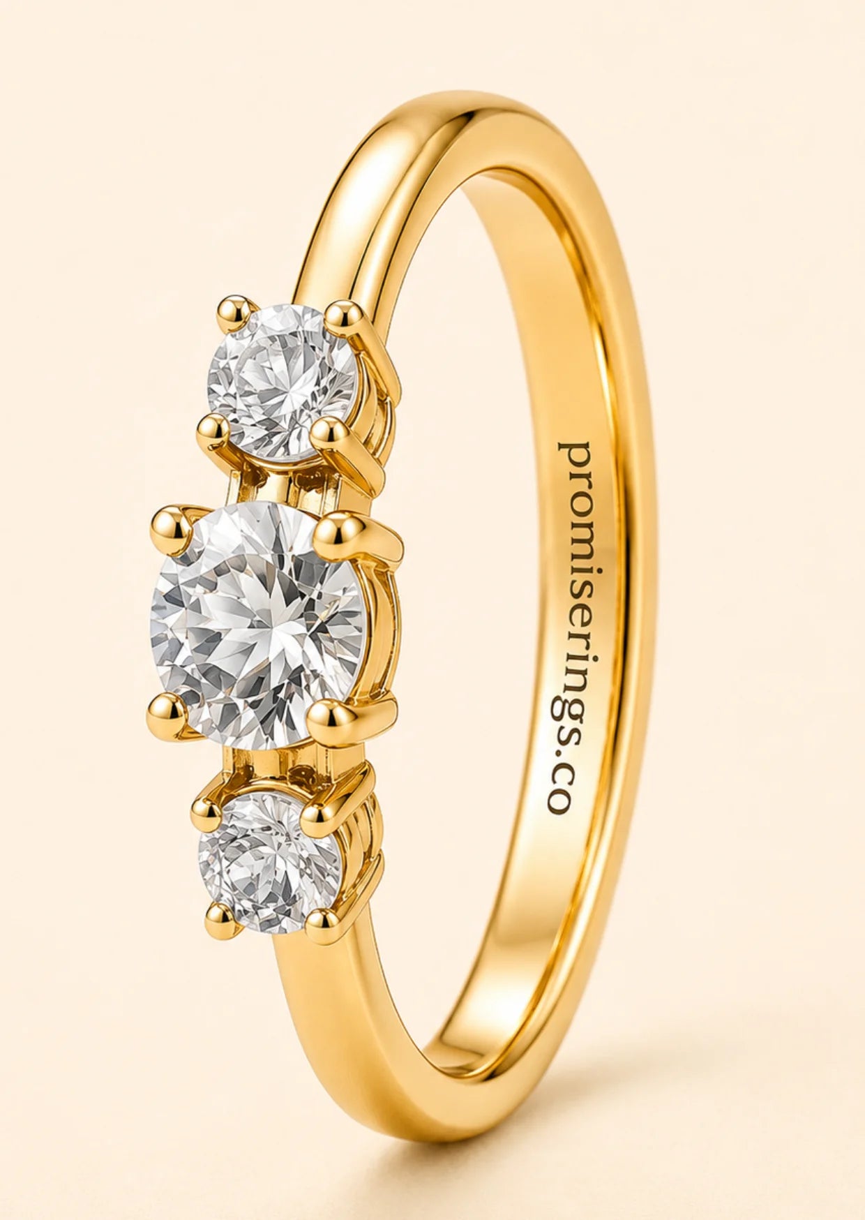Engraved Classic Promise Ring