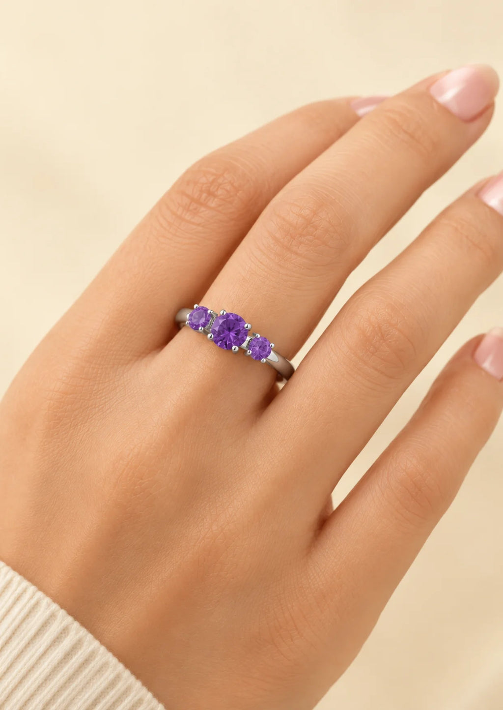 Engraved Classic Promise Ring