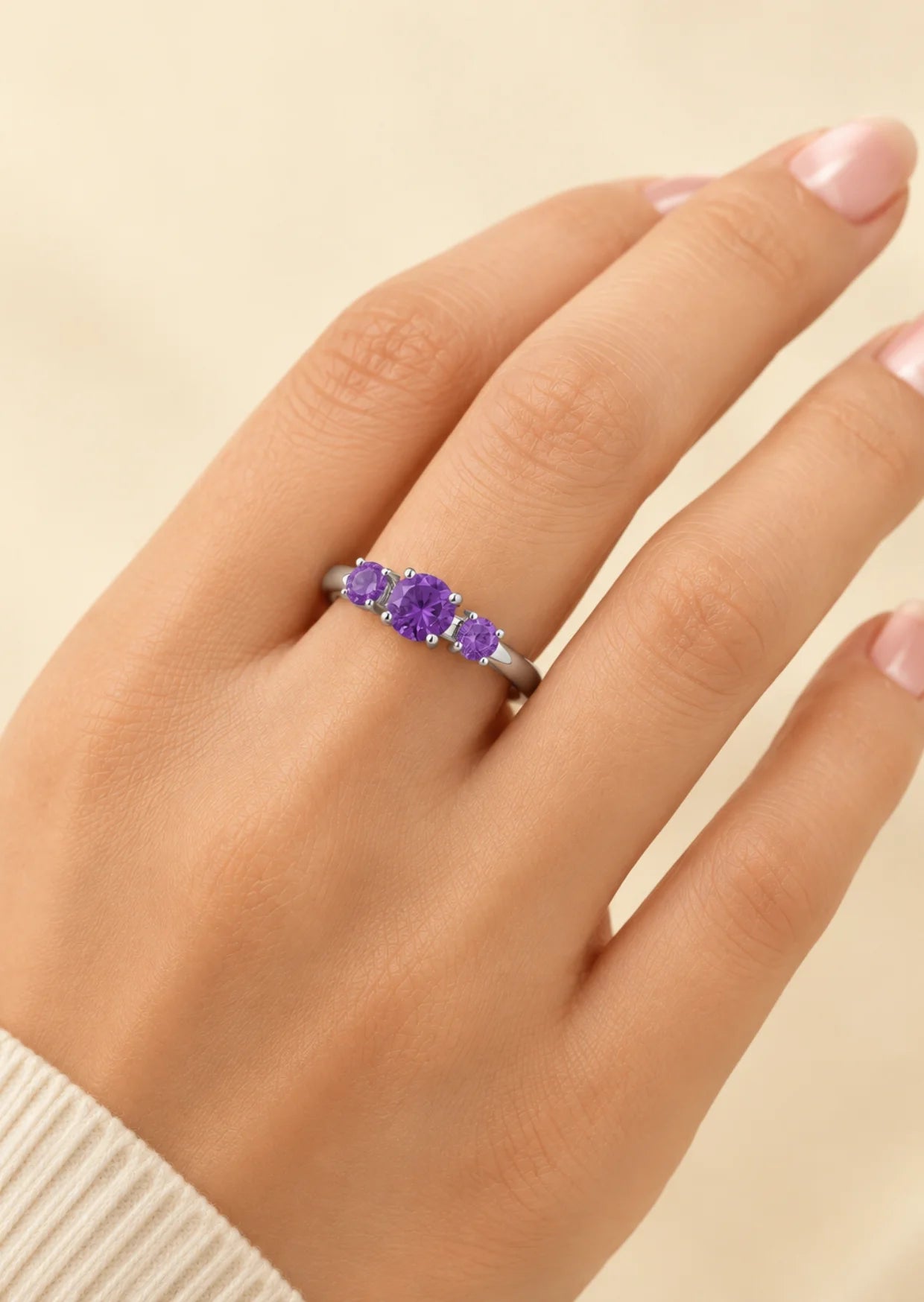 Engraved Classic Promise Ring