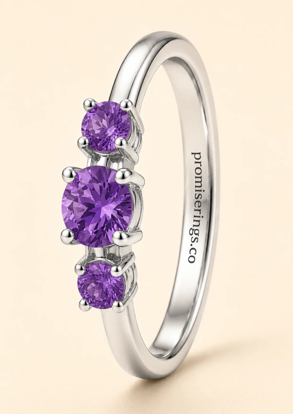 Engraved Classic Promise Ring