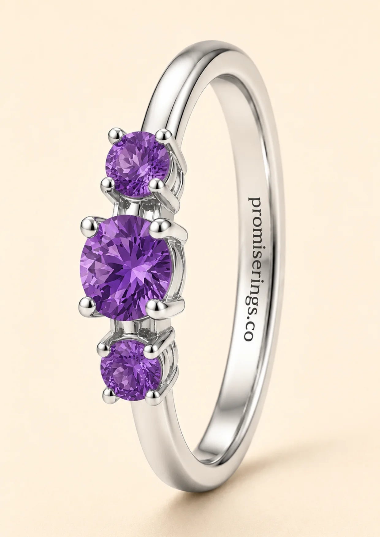 Engraved Classic Promise Ring