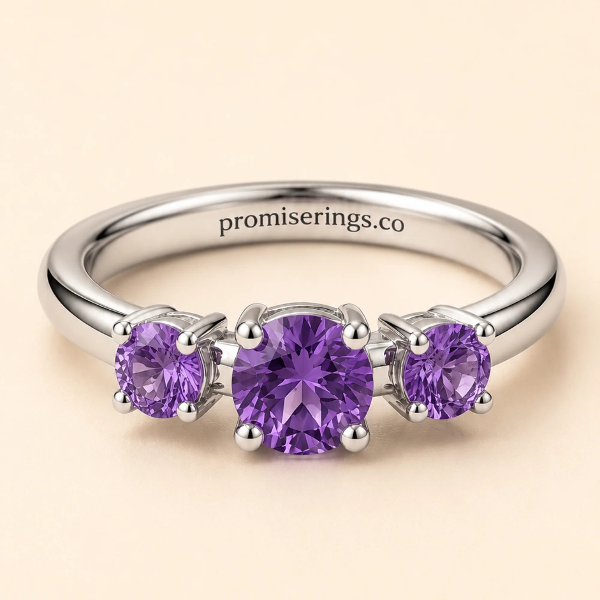 Engraved Classic Promise Ring