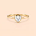 Minimalist Heart Promise Ring