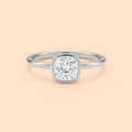 Minimalist Cushion Promise Ring