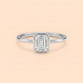Minimalist Emerald Promise Ring