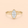 Minimalist Marquise Promise Ring