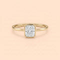 Minimalist Radiant Promise Ring