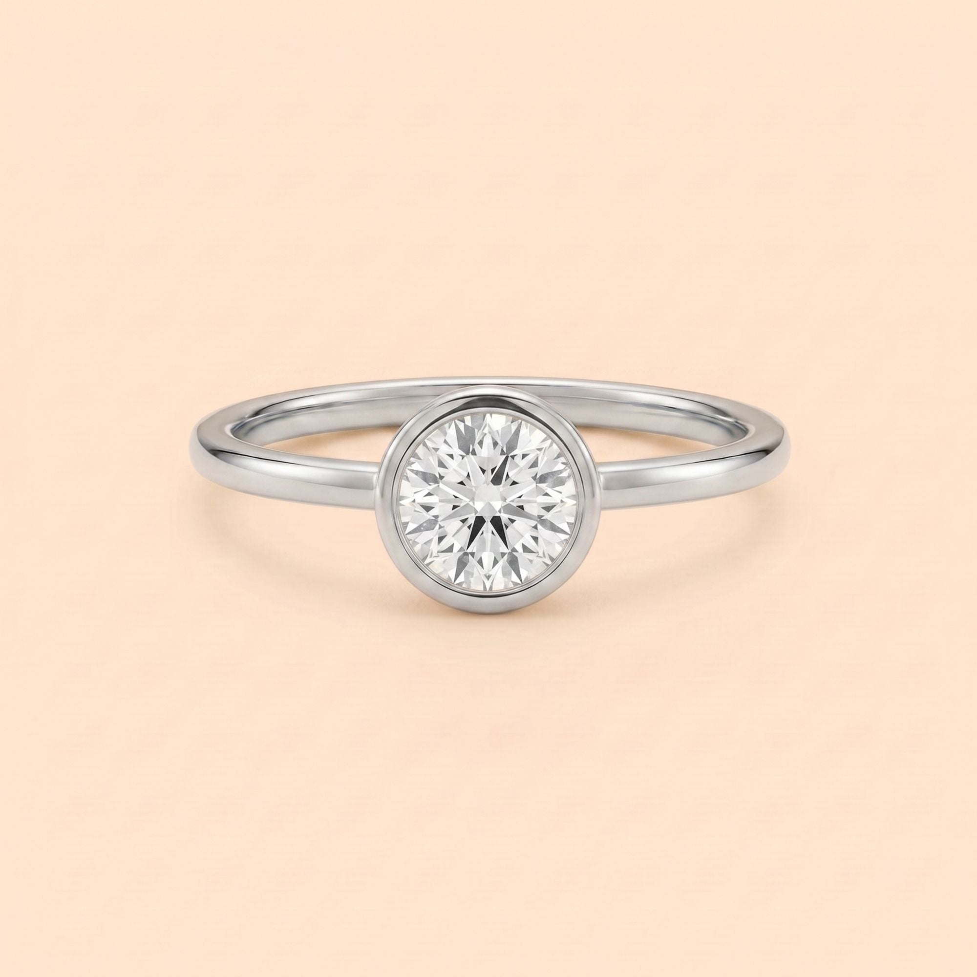 Minimalist Round Promise Ring