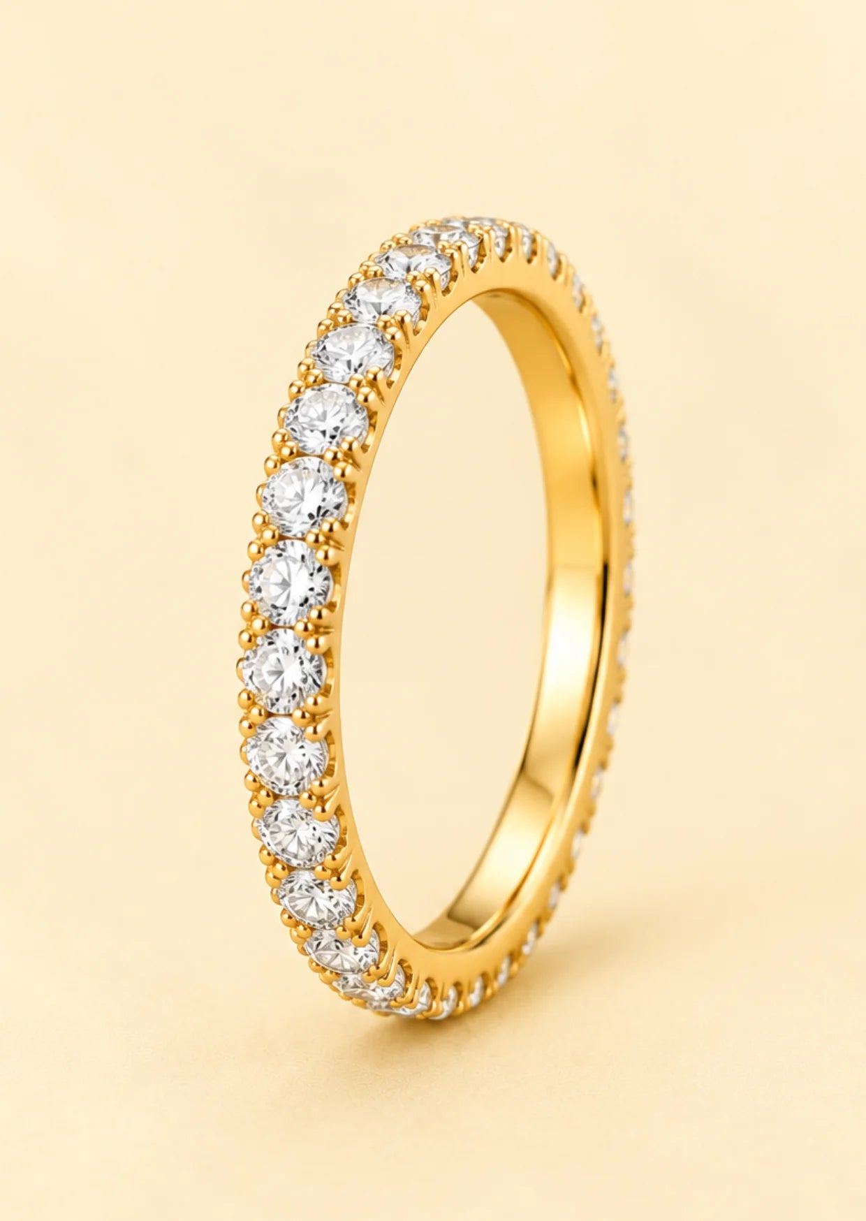 Pavé Eternity Promise Ring