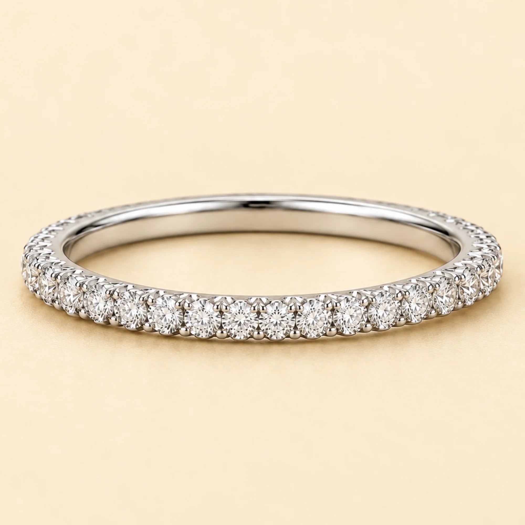 Pavé Eternity Promise Ring