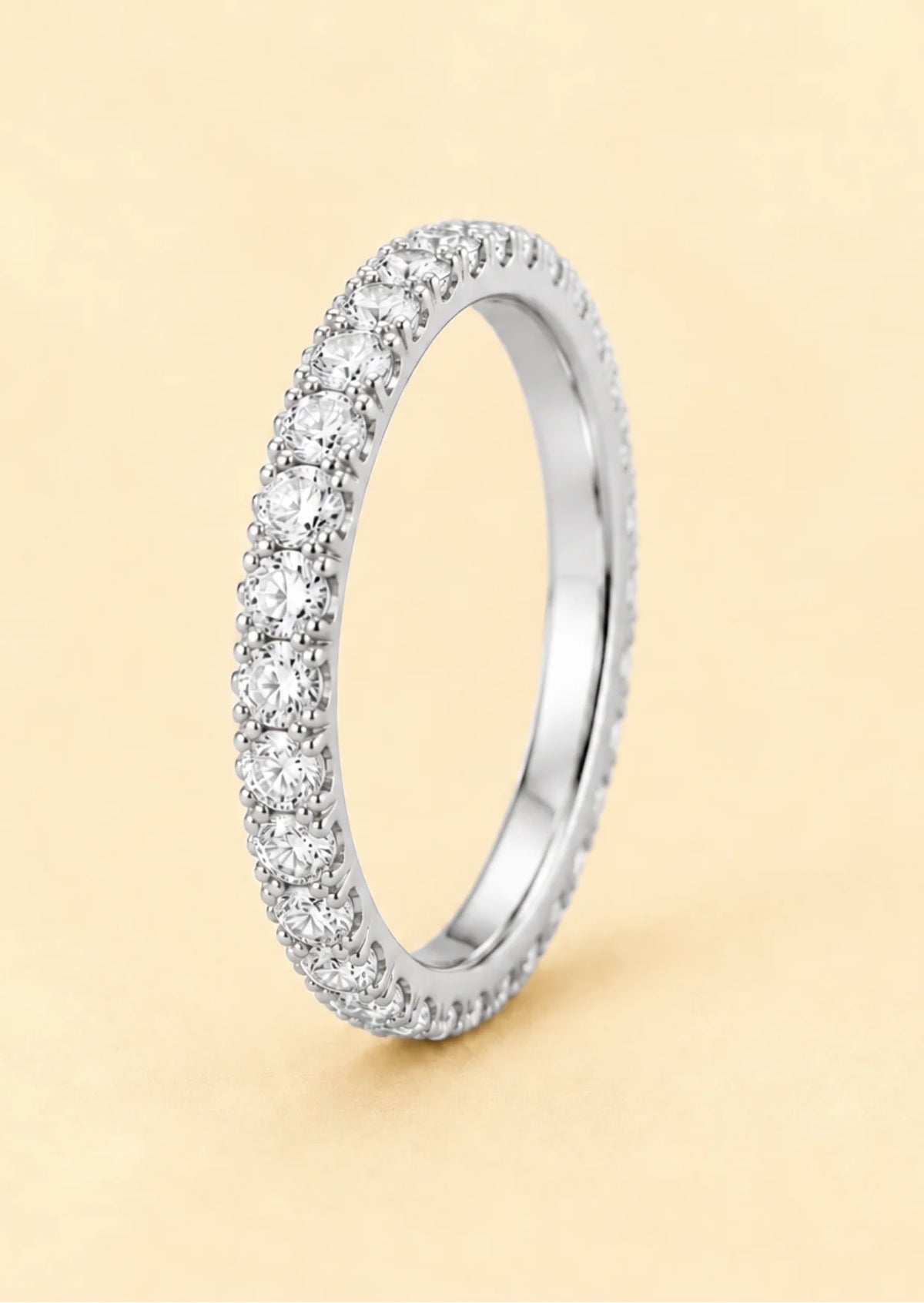 Pavé Eternity Promise Ring